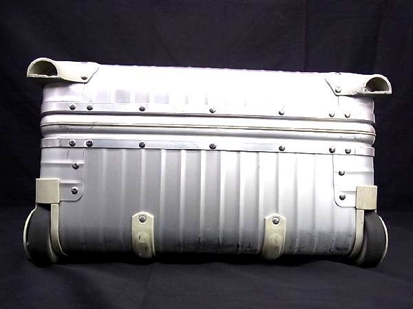 1円 RIMOWA リモワ アルミニウム 2輪 キャリーバッグ スーツケース トランク 旅行かばん メンズ レディース シルバー系 N8771XM リモワ RIMOWA 2輪 コンパクト オリジナル 920.52
