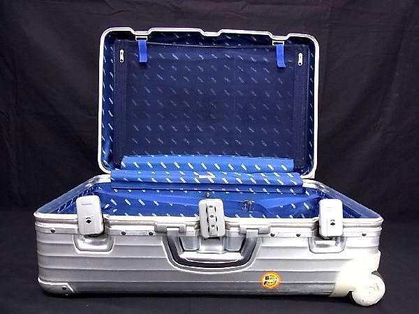 1円 RIMOWA リモワ アルミニウム 2輪 キャリーバッグ スーツケース トランク 旅行かばん メンズ レディース シルバー系 N8771XM リモワ RIMOWA 2輪 コンパクト オリジナル 920.52
