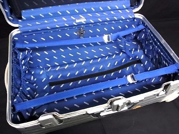 1円 RIMOWA リモワ アルミニウム 2輪 キャリーバッグ スーツケース トランク 旅行かばん メンズ レディース シルバー系 N8771XM リモワ RIMOWA 2輪 コンパクト オリジナル 920.52