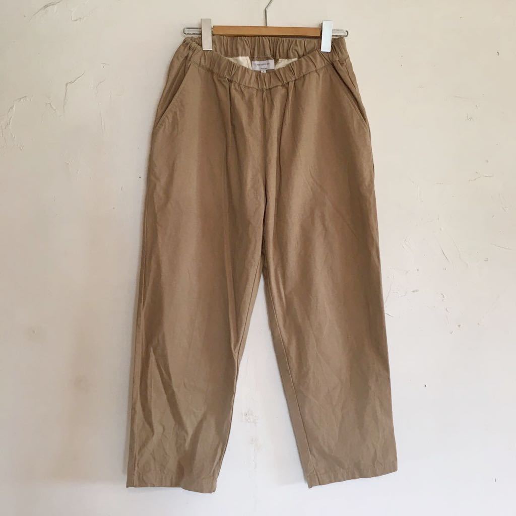 人気，新作登場 have a good day シンプル チノパン コットン ベージュ 1 メンズ レディース 綿 日本製 無地 ゴムパンツ イージーパンツ テーパードパンツ(Mサイズ)｜売買されたオークション情報、yahooの商品情報 Mサイズ