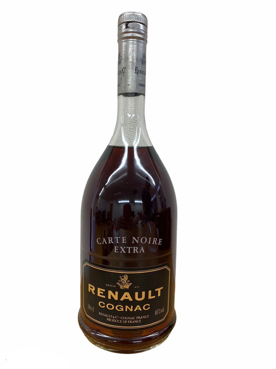 メ*1様 未開栓ルノーコニャックカルトノワール エクストラ古酒ブランデー 未開栓 RENAULT COGNAC コニャック ルノー カルト ノワール エクストラ