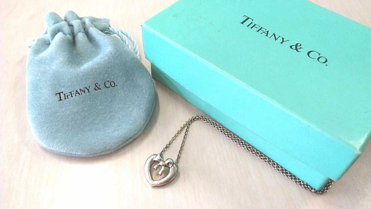 TIFFANY＆Co. ティファニー オープンハート 925 ネックレス ペンダント 