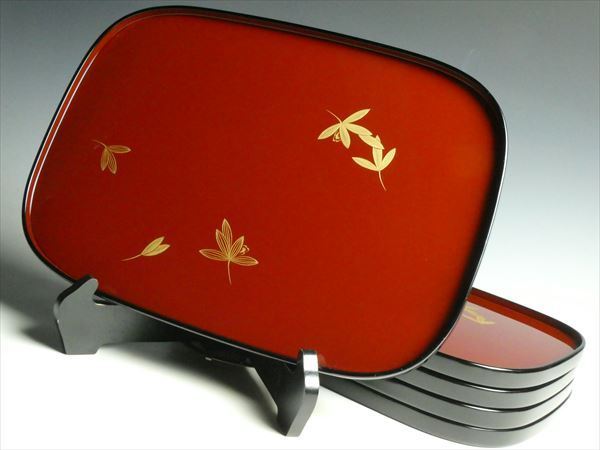 K894 輪島塗 清鳳堂 北浜成健 最高級 天然木 漆塗 内朱