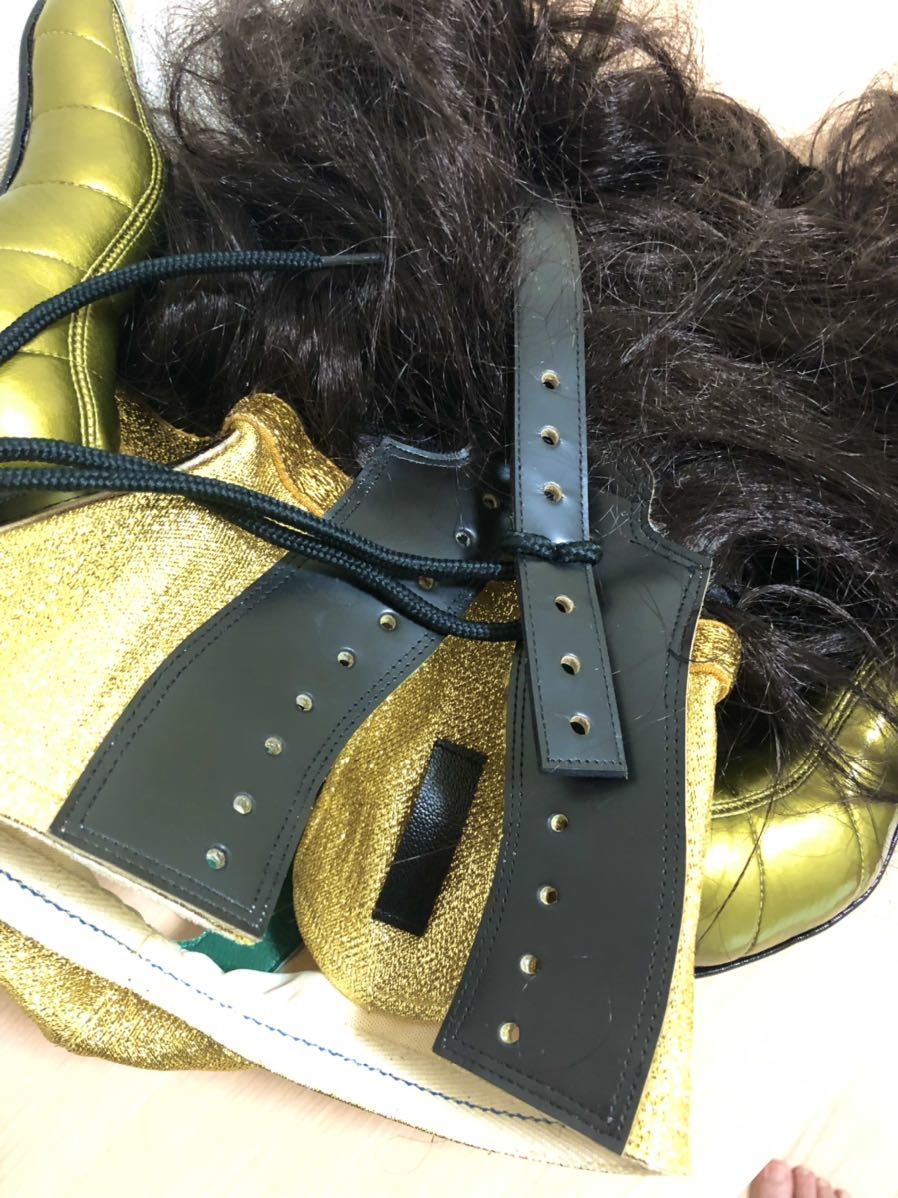 【ゆうパック送料無料】獣神サンダー・ライガー　ウィッグ付き　試合用マスク_6