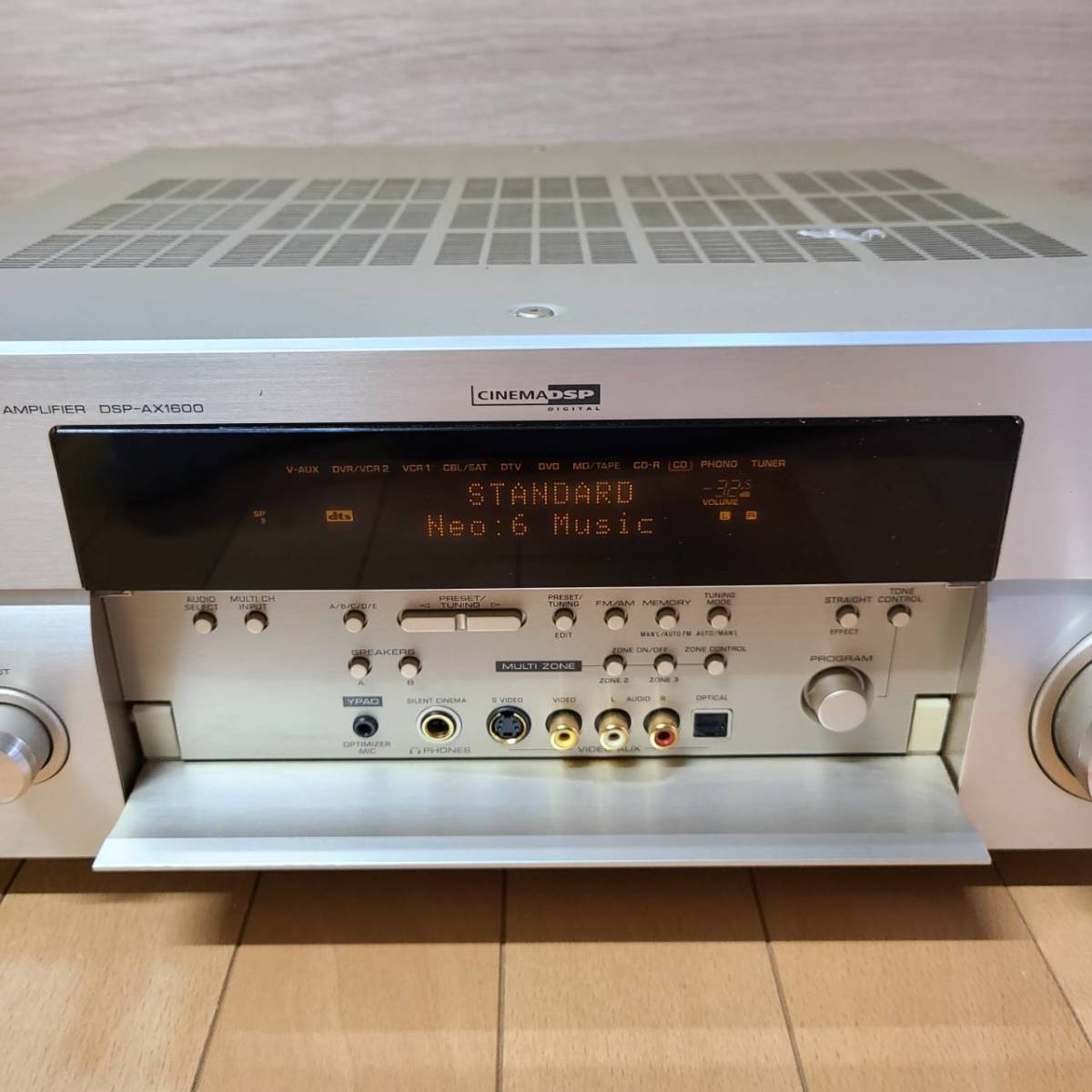 ◇◇YAMAHA/ヤマハ DSP AVアンプ DSP-AX1600 リモコン 電源ケーブル