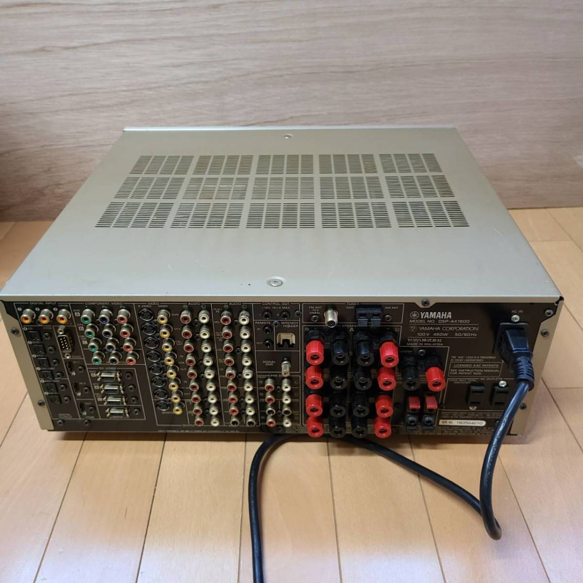 ◇◇YAMAHA/ヤマハ DSP AVアンプ DSP-AX1600 リモコン 電源ケーブル
