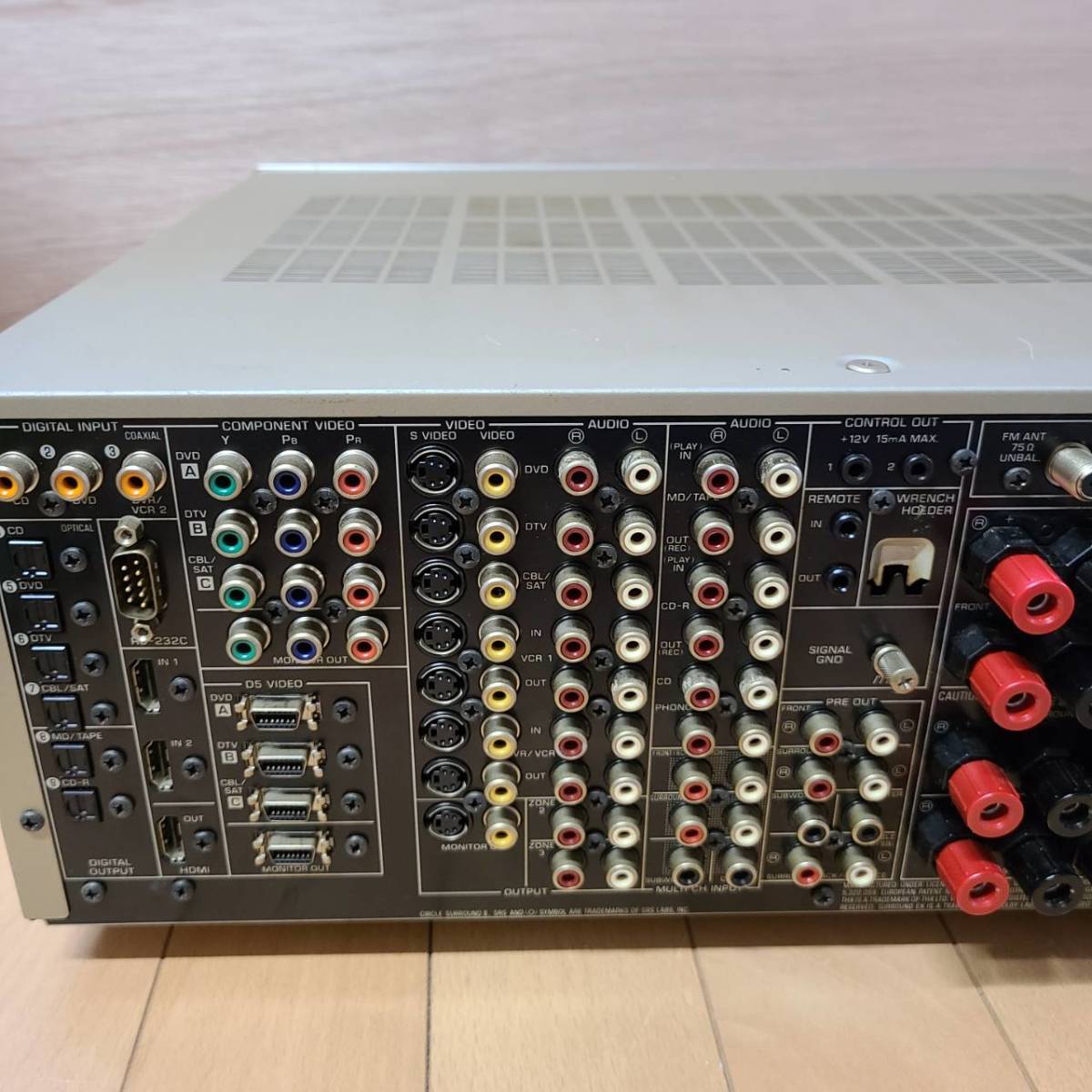 ◇◇YAMAHA/ヤマハ DSP AVアンプ DSP-AX1600 リモコン 電源ケーブル