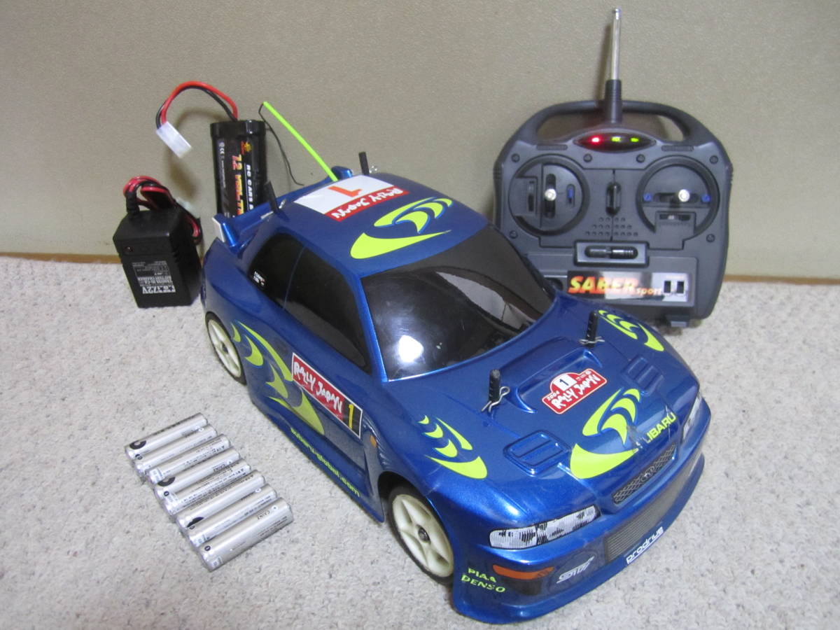 動画有 1/10 M-03 インプレッサ 2004 RALLY JAPAN モデル 完全動作品 フルセット 即走行 フルメンテナンス M03 Subaru Impreza 大人気商品
