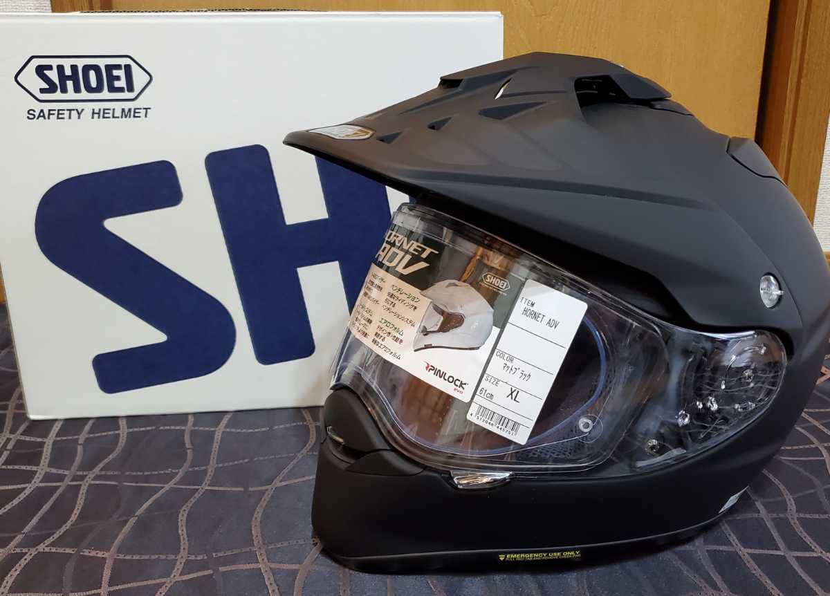 【未使用品】SHOEI ホーネットADV XL（61㎝）マットブラック ショウエイ　フルフェイスヘルメット 2020/12 HORNET オフロード ショーエイ SHOEI Webike ショウエイ ADV｜トレファクONLINE HORNET (フルフェイス