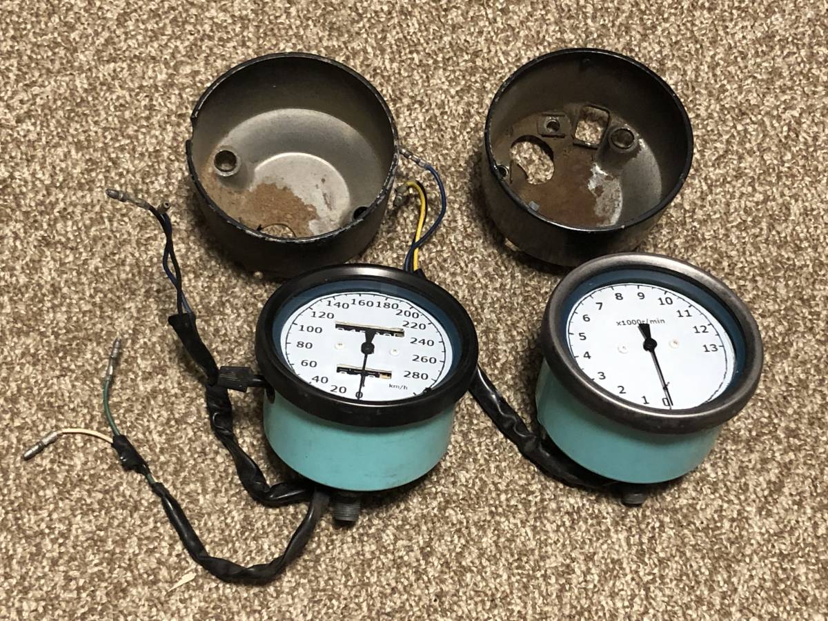 TX650/XS650 スピードメーター＆タコメーターセット フルスケール  