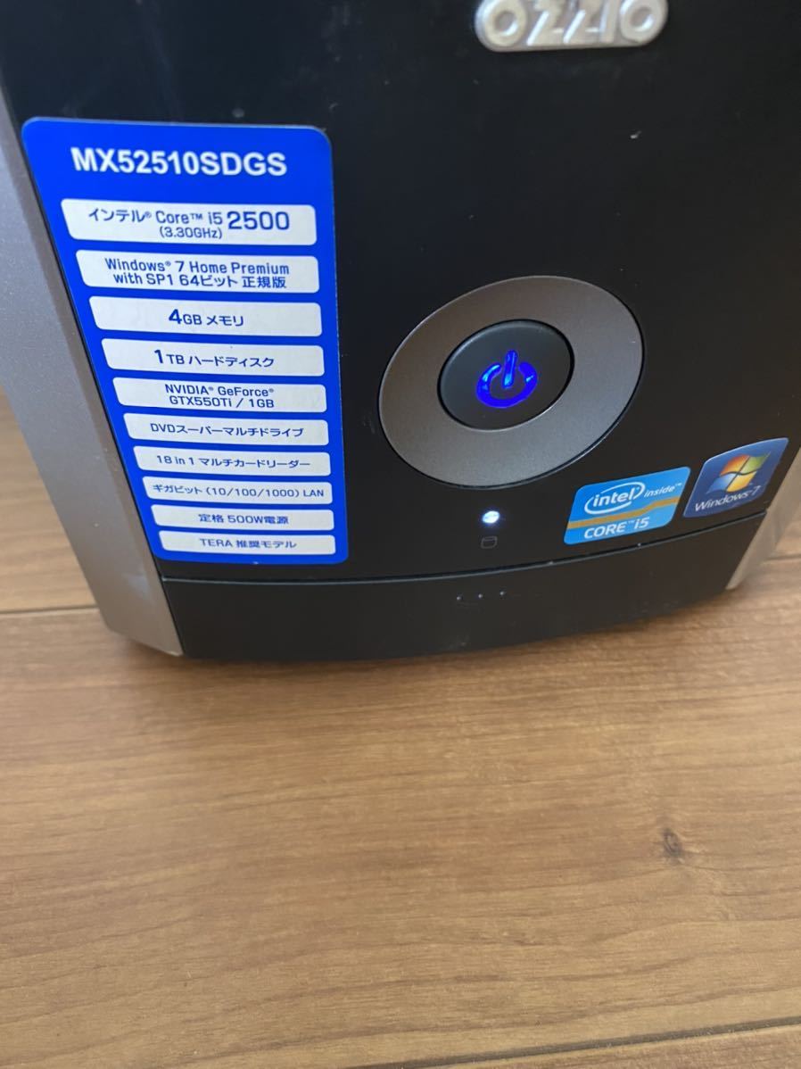 1円激安　mouse computer MX52510SDGS MX Series　Core i5- 2500 3.30GHz 8 GB 1TB Windows10 50,001円～100,000円｜マウスコンピューター公式 パソコン(PC)通販のマウスコンピューター 公式サイト MX i7-8550UやGeForce Gigahertz