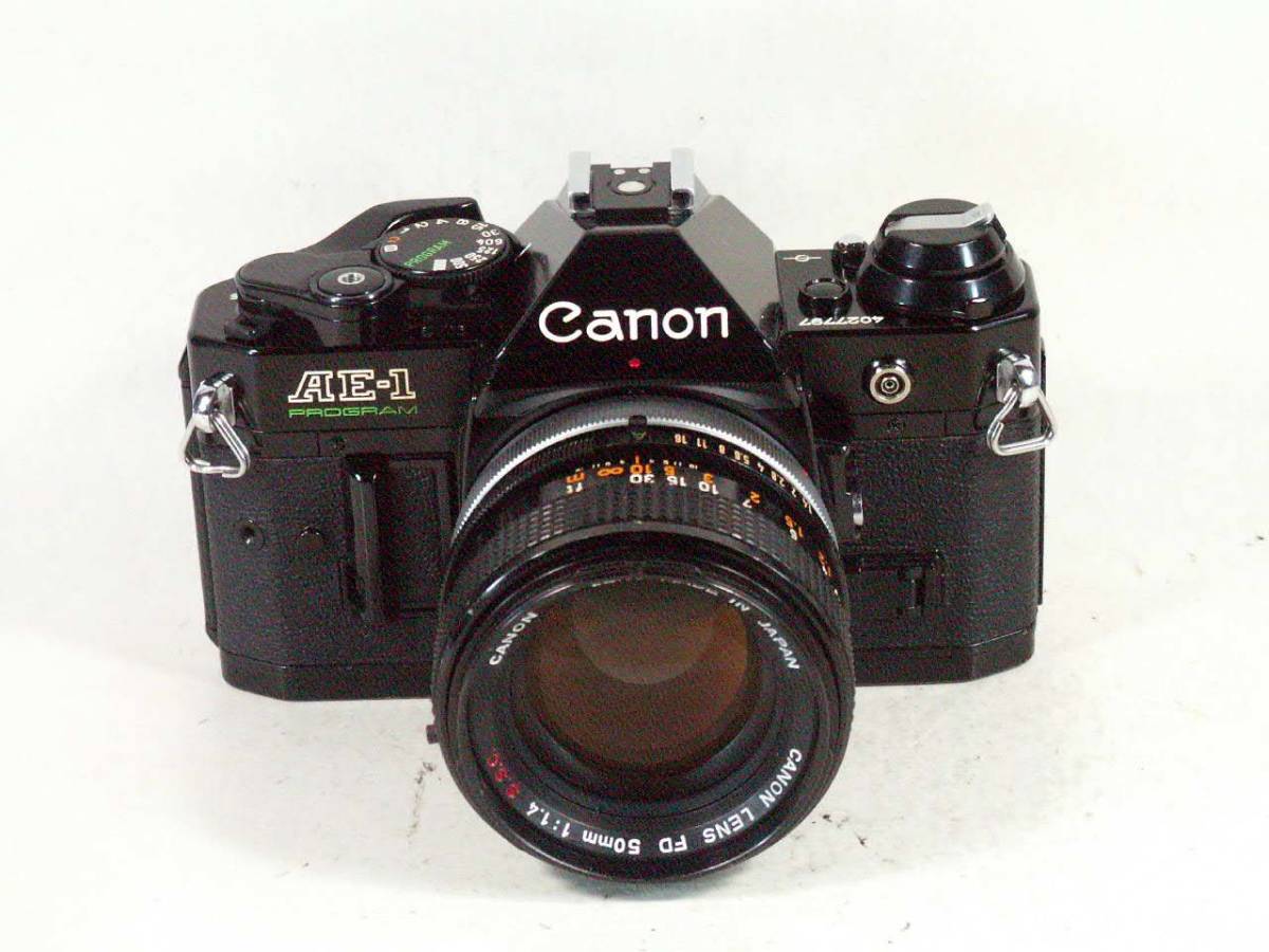 人気セール，大人気 キャノンAE-1P B 各種機能 50-1.4SSCレンズ付(キヤノン)｜売買されたオークション情報、yahooの商品情報をアーカイブ公開 - オークファン マニュアルフォーカス
