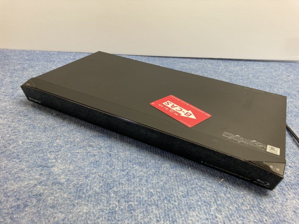 SONY ソニー BDZ-E510 ブルーレイディスクレコーダー 作動確認済み