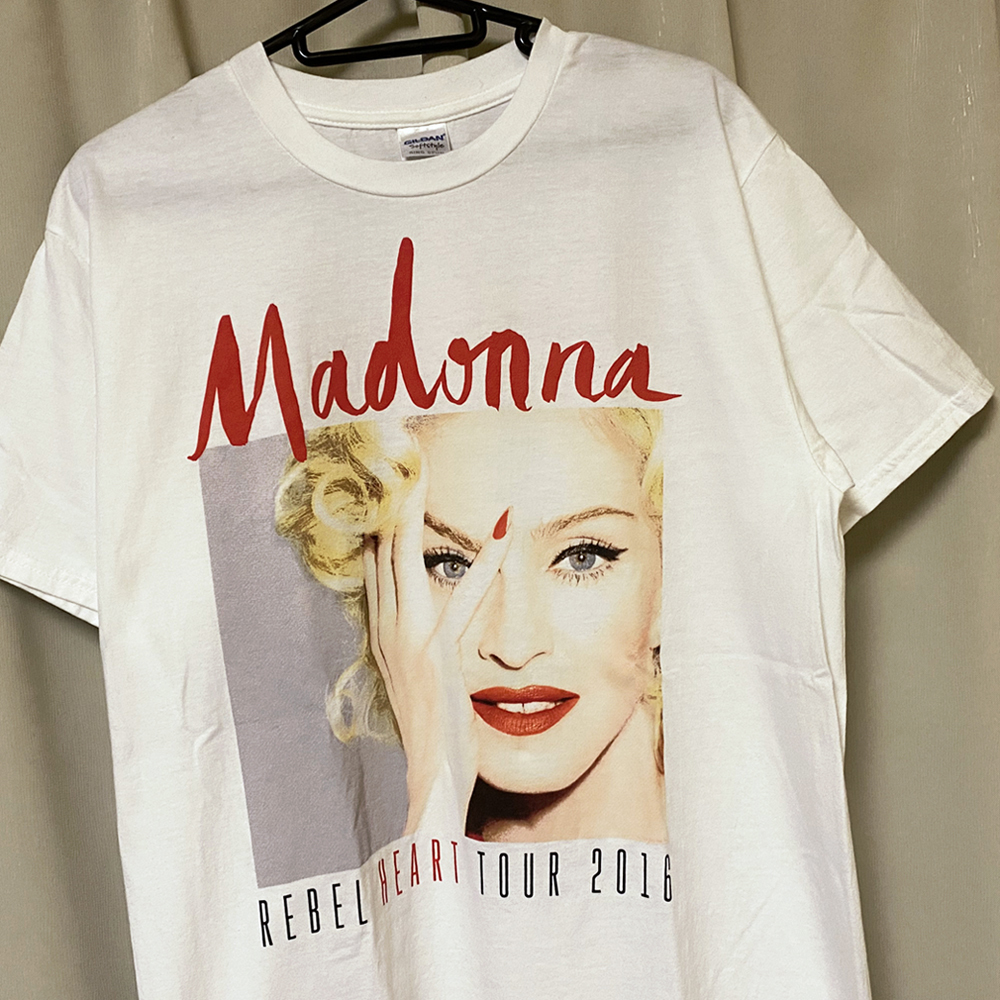 美品 Madonna マドンナ ツアーTシャツ REBEL HEART TOUR 2016 ホワイト