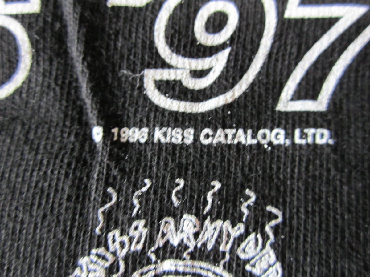 KISS　キッス　C 1996 KISS CATALOG. LTD　Tシャツ　Lサイズ　 Kiss 0 KISS Simmons Greatest 15x30