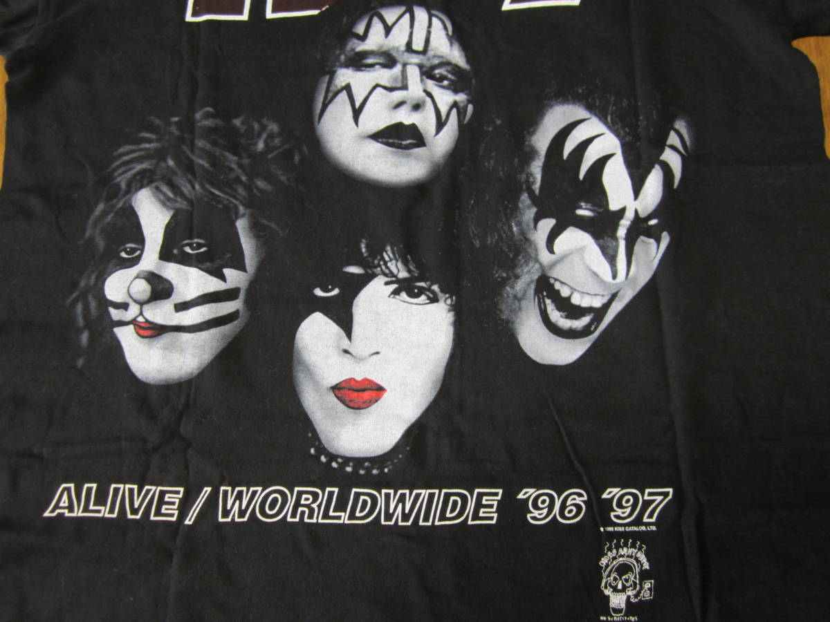 KISS　キッス　C 1996 KISS CATALOG. LTD　Tシャツ　Lサイズ　 Kiss 0 KISS Simmons Greatest 15x30
