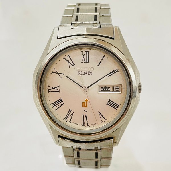4052*2 電池交換済 稼動 SEIKO ELNIX セイコー エルニクス 0703-7070 