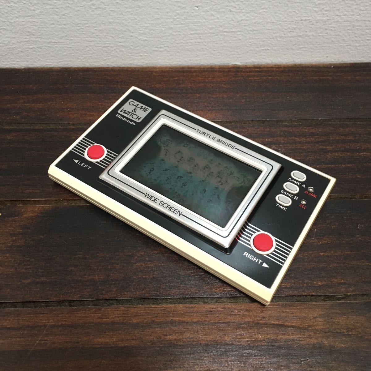 テレビゲーム 【液漏れ無し】任天堂 ゲーム＆ウォッチ タートルブリッジ