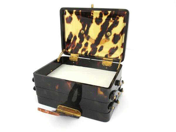 1円 べっこうジュエリーケース 小物 AA474