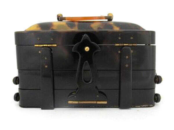 1円 べっこうジュエリーケース 小物 AA474