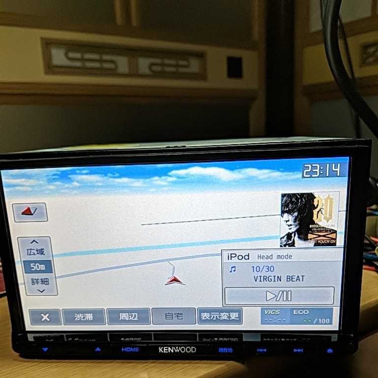 ☆KENWOOD ケンウッド カーナビ MDV-D304W 地図更新2023年第2版(2024春