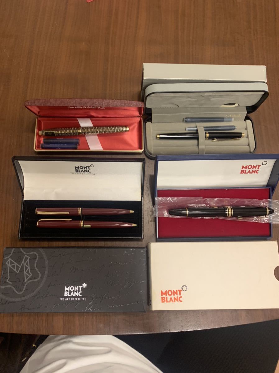 新作，大得価 万年筆ボールペンおまとめ MONTBLANC PARKER SHEAFFER(モンブラン)｜売買されたオークション情報、yahooの商品情報をアーカイブ公開 - オークファン モンブラン