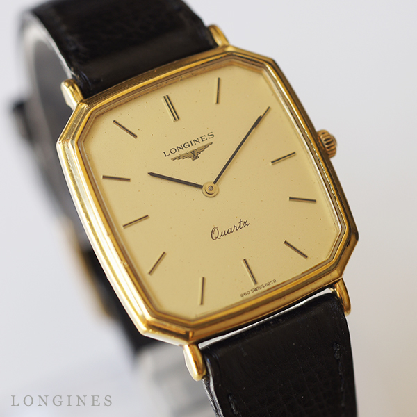 電池交換済 稼働品 純正 尾錠 ロンジン LONGINES 960 6279 メンズ 