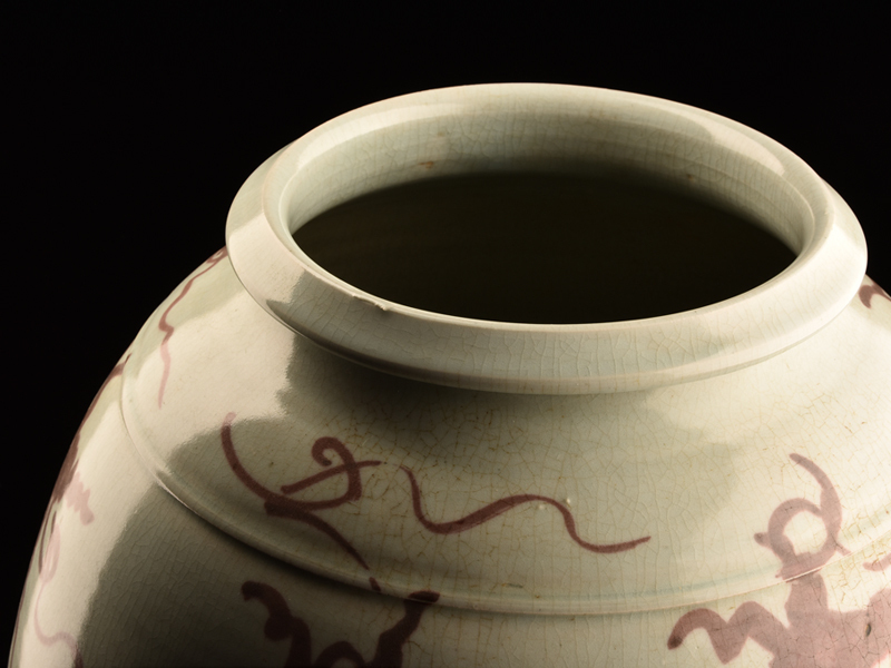 李朝 白磁 時代物 - Yahoo!オークション 李朝白磁提灯壺 辰砂 李朝時代