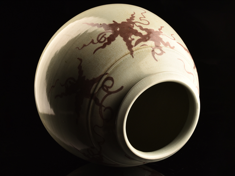 李朝 白磁 時代物 - Yahoo!オークション 李朝白磁提灯壺 辰砂 李朝時代