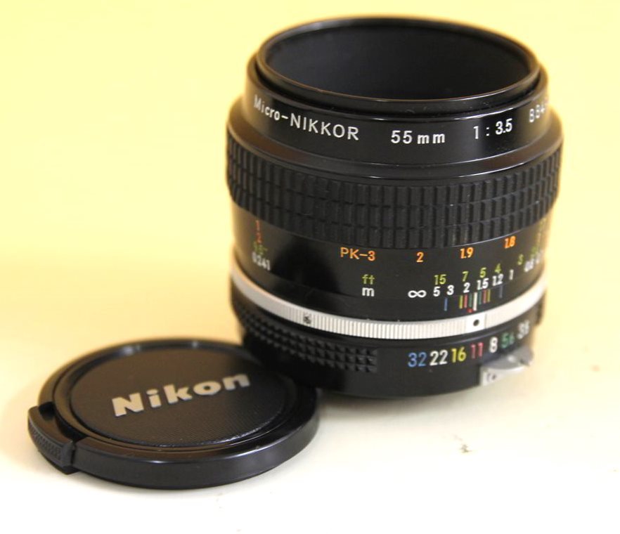 フィルムカメラ】ニコン NIKON F2 ブラックボディー Micro-NIKKOR 55mm