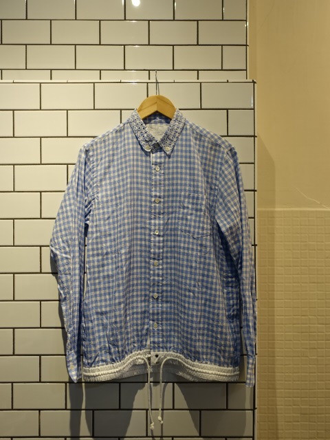 sacai サカイ - | ドローコードギンガムチェックシャツ 公式通販 16ss