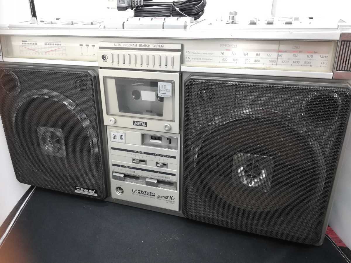 SHARP GF-382 シャープ ラジカセ THE SEARCHER-XL METAL 通電OK