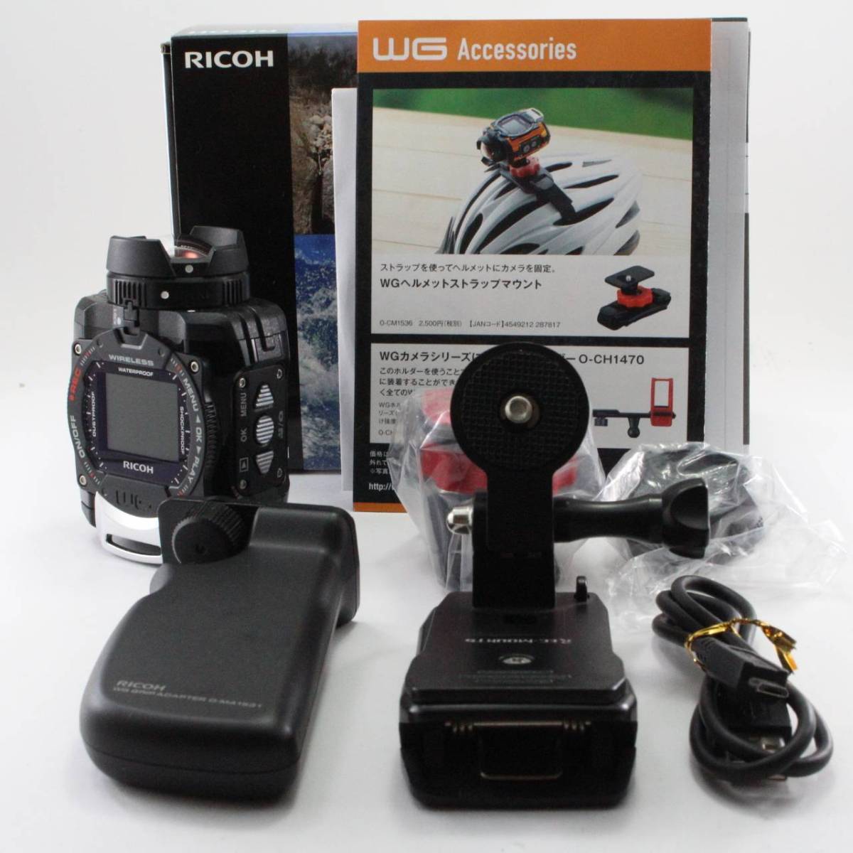 中古】RICOH 防水アクションカメラ WG-M1 ブラック WG-M1 BK 08271