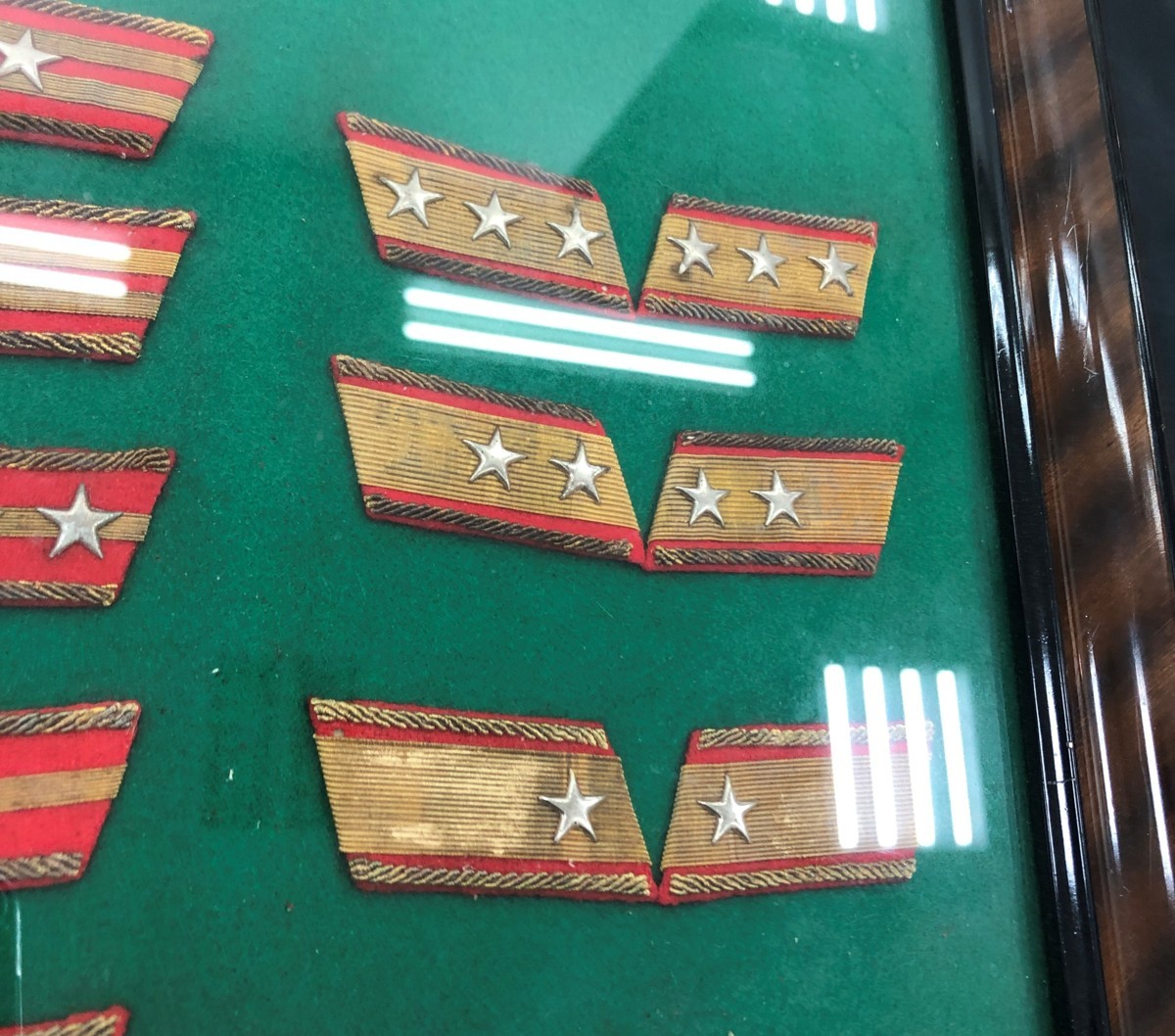 10my名07002E 階級章 大日本帝国 帝国陸軍 日本陸軍 襟章 軍装品 軍服