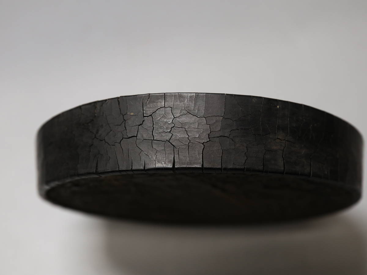 古墨 双龍紋墨 乾隆年製 重さ175.8g 文房具 中国墨 墨 c071110 名