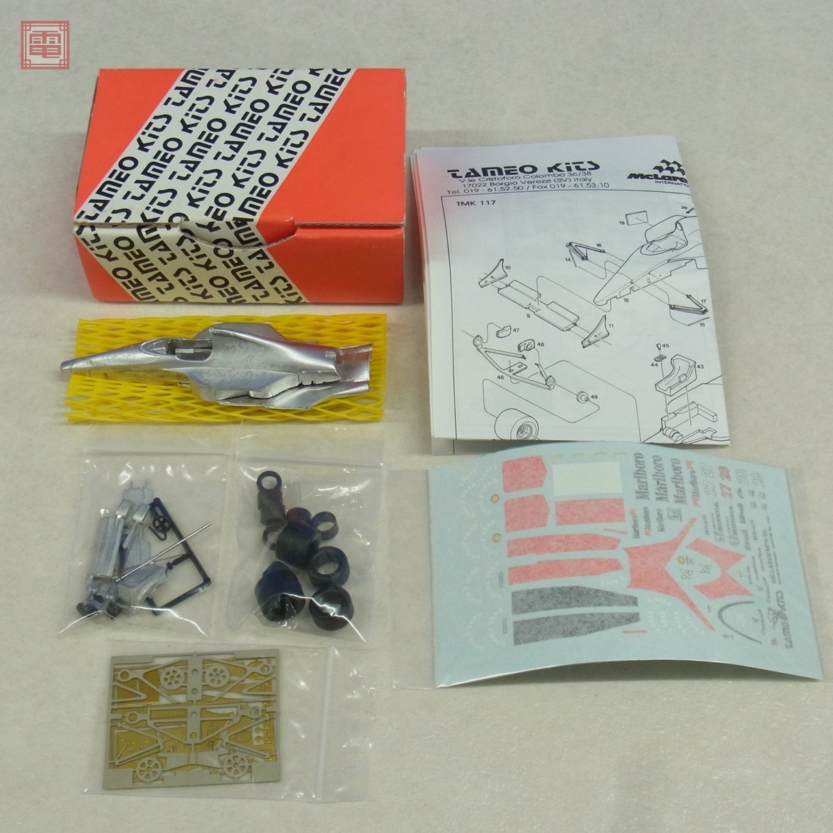 未組立 タメオキット 1/43 マクラーレン ホンダ MP 4/5b アメリカグランプリ 1990 メタルキット TAMEO KITS McLaren HONDA【10