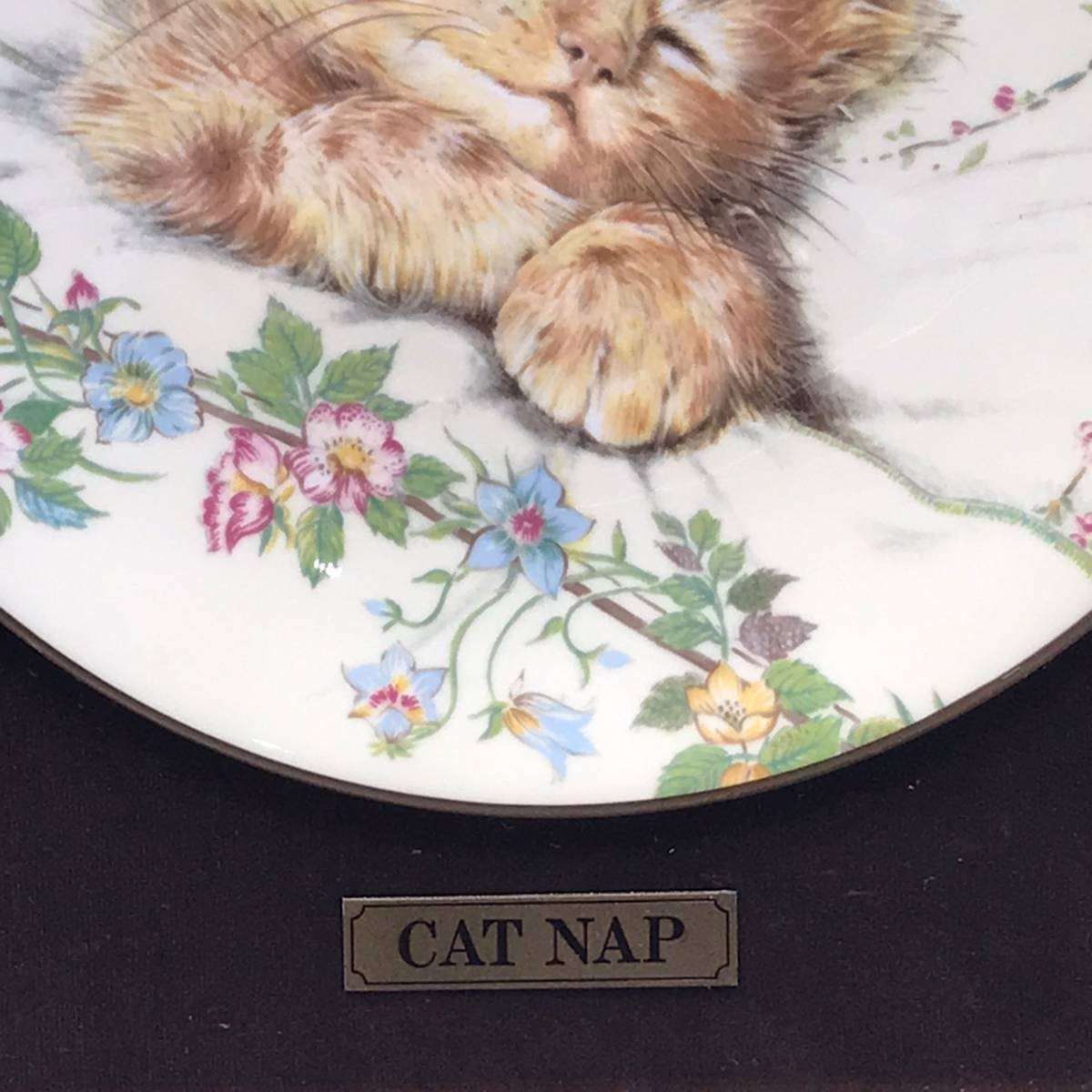 EJ0708-46-22IT Royal Worcester CAT NAP 飾り皿 / ロイヤルウースター