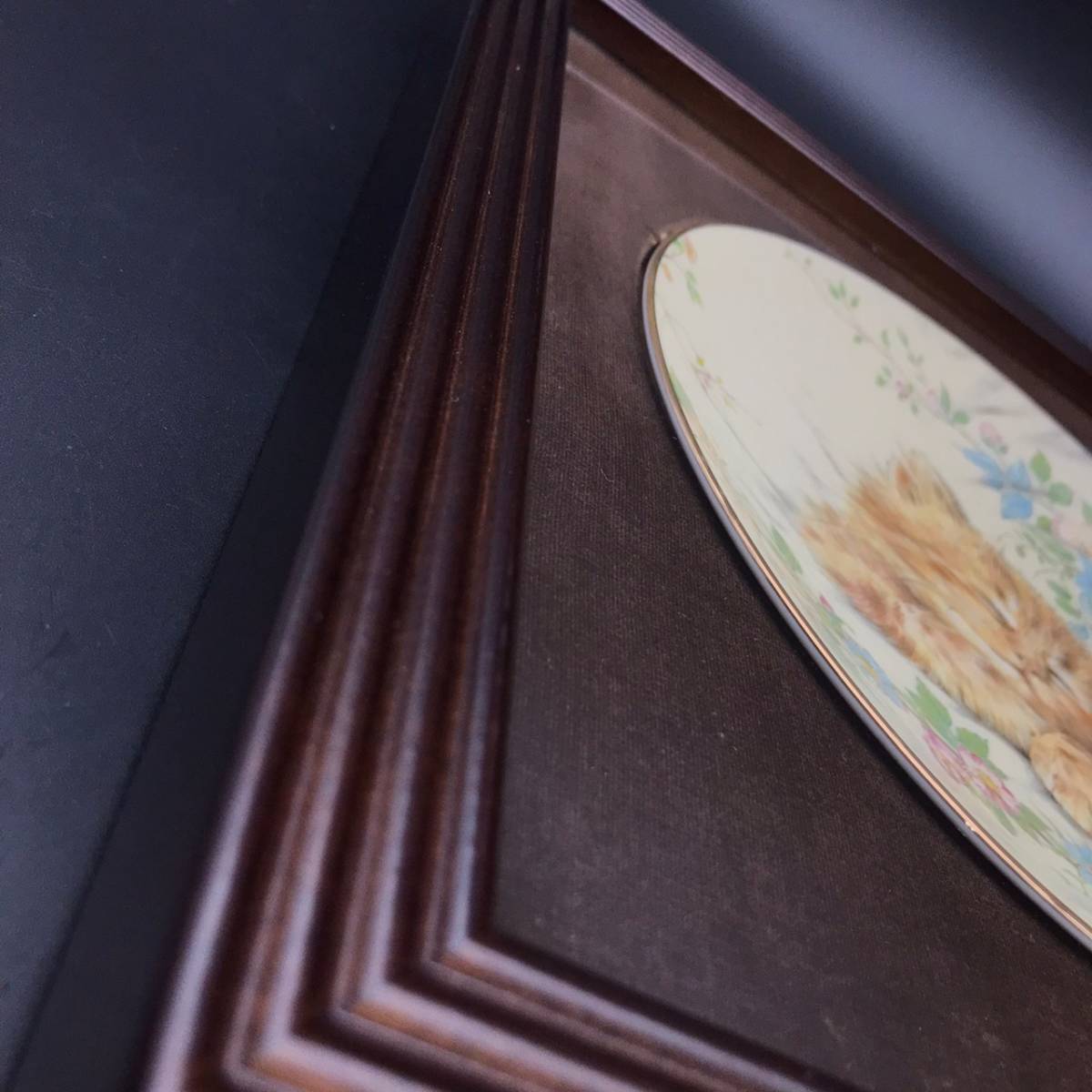 EJ0708-46-22IT Royal Worcester CAT NAP 飾り皿 / ロイヤルウースター