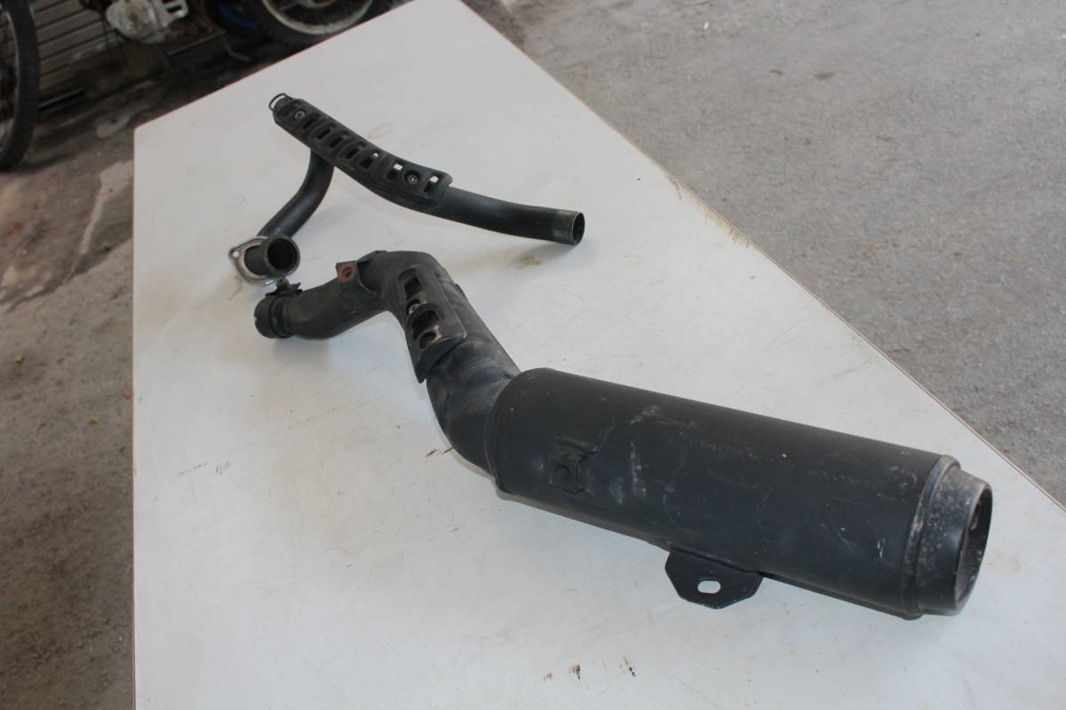 送料 1600 YAMAHA ヤマハ TW200 TW225 マフラー エキパイ サイレンサー