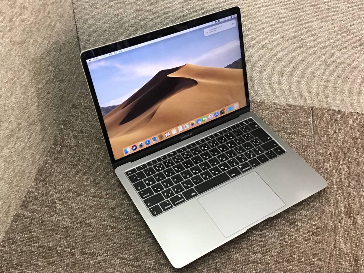 スペースグレイ macbook air A1932 Retina 13in 2018☆充放電132回