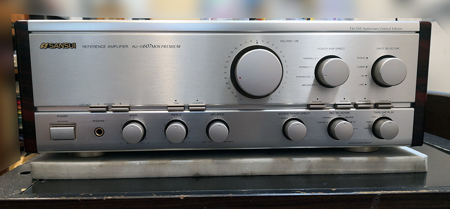 SANSUI 山水 サンスイ ステレオプリメインアンプ AU-α607 MOS PREMIUM
