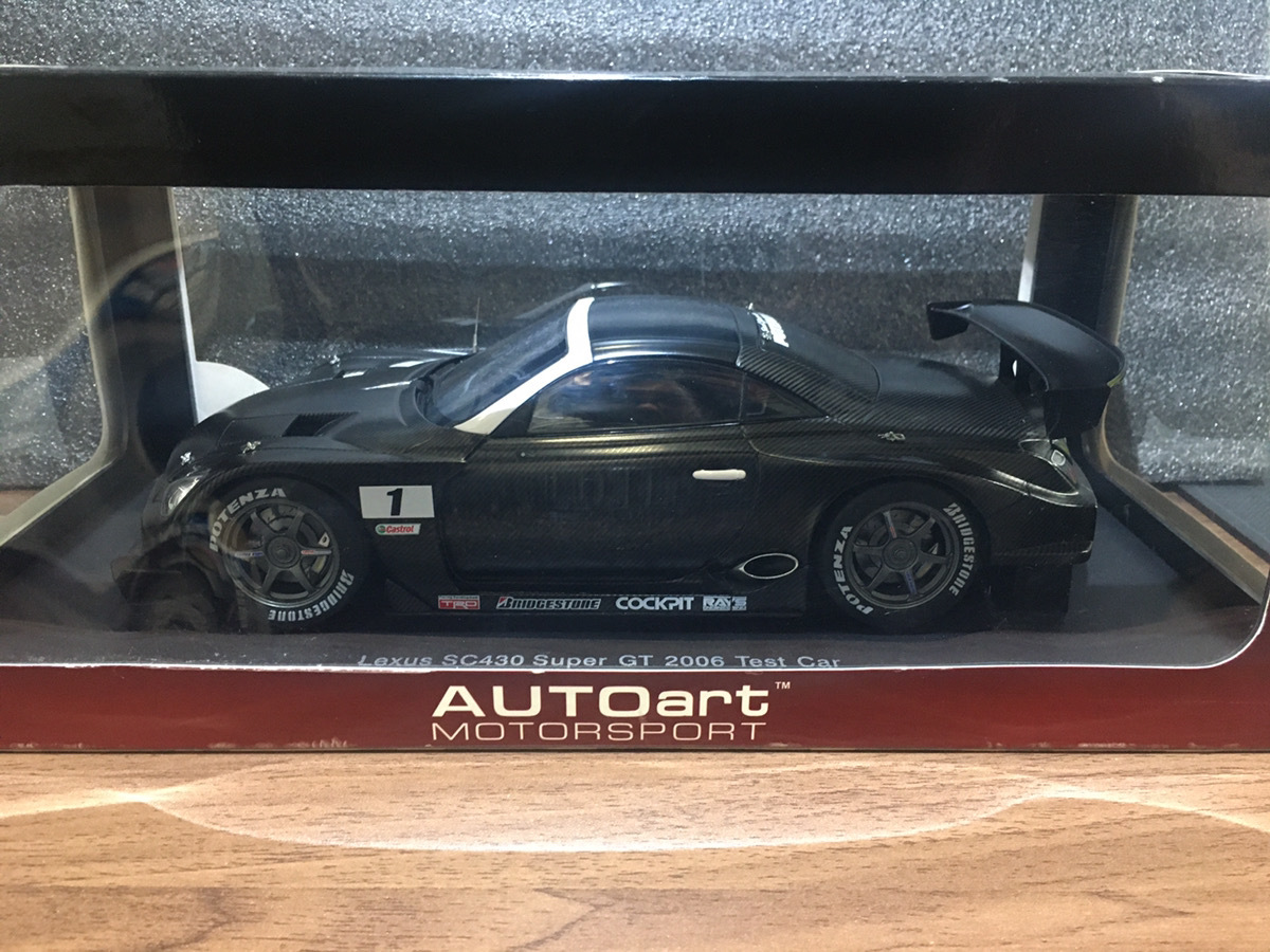 AUTOart Lexux SC430 SuperGT 1:18 ブラック 1⁄18 AUTOart SC430 1⁄18 No.1 '06 AUTOart 1/18 LEXUS レクサス