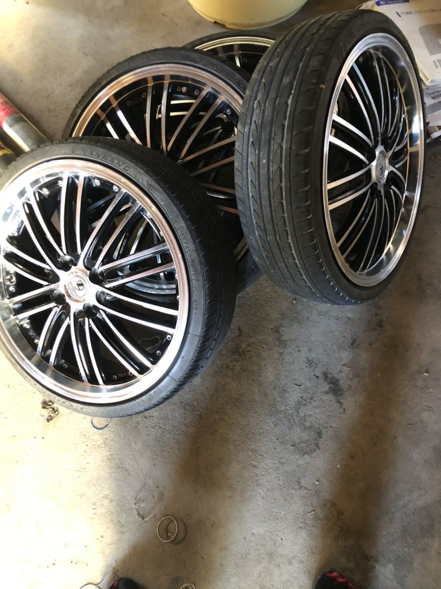 ANHELO KLEITOS タイヤホイールセット19インチ マークX クラウン 17 