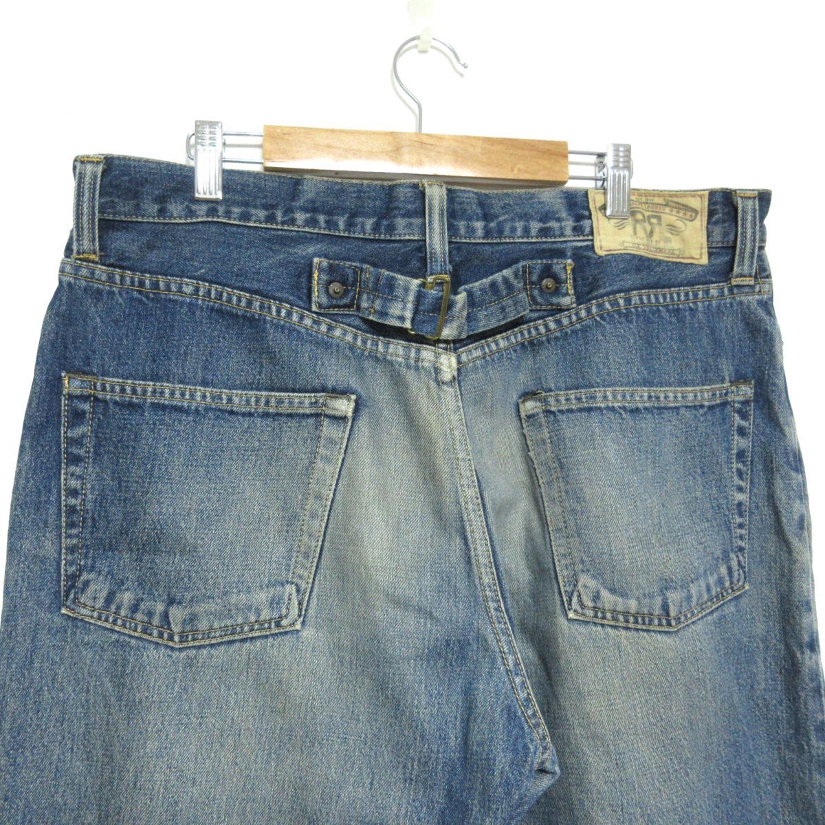 良品 初期 90s RRL ダブルアールエル 三ツ星タグ USA製 ユーズド加工