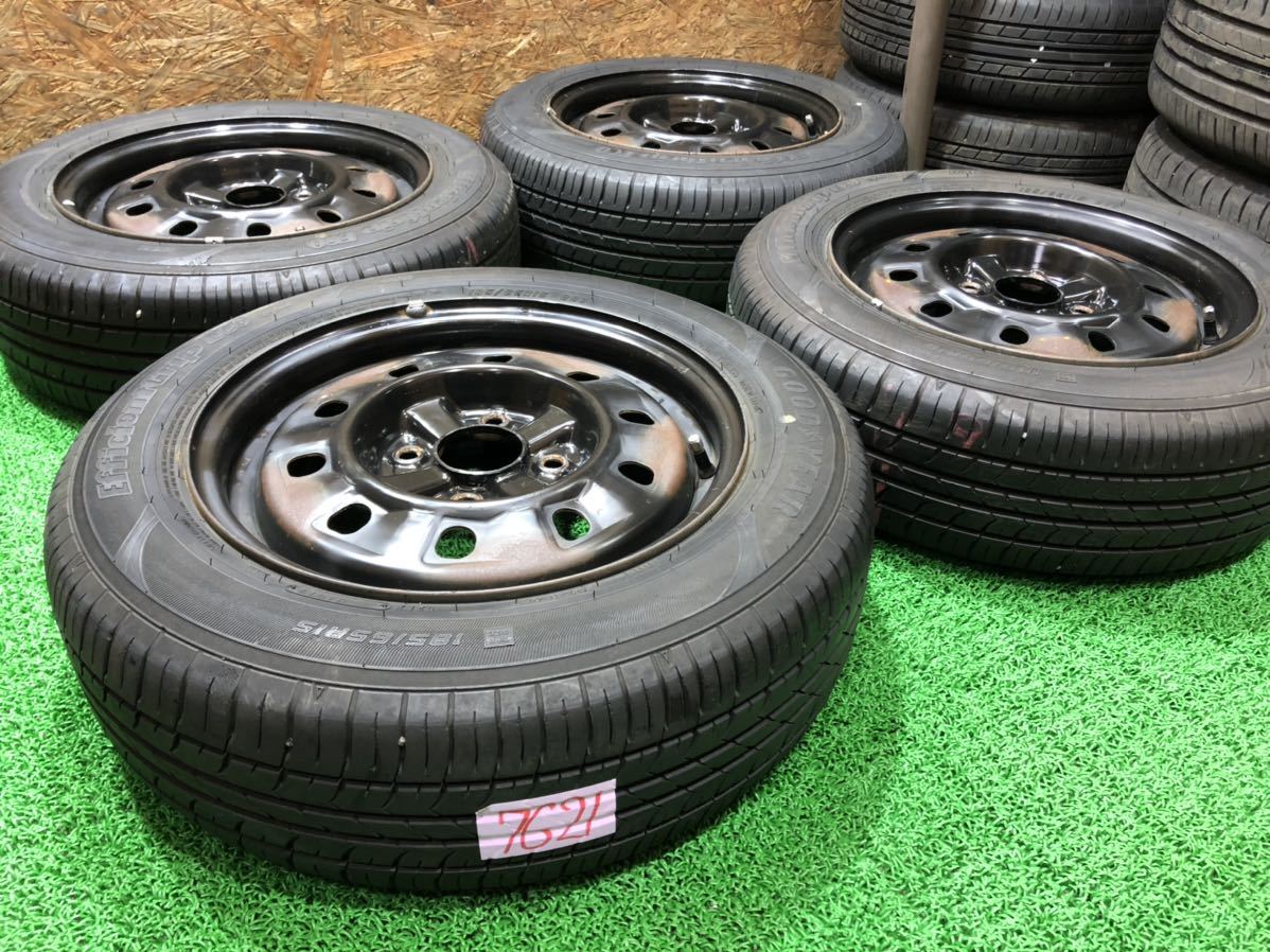日産 4本 ホイール 4穴 114.3 純正 GOODYEAR セレナに装着できる15 