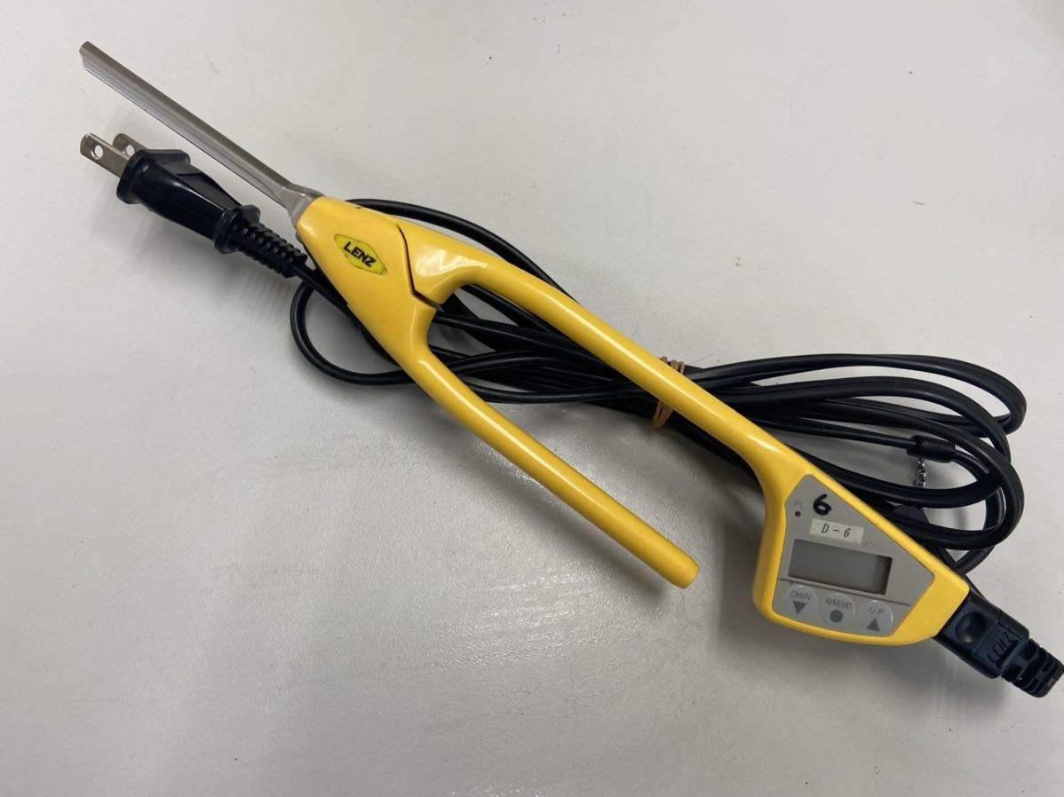 レンツ デジタルアイロン LENZ IRON ヘア アイロン ロッドラバー付き e