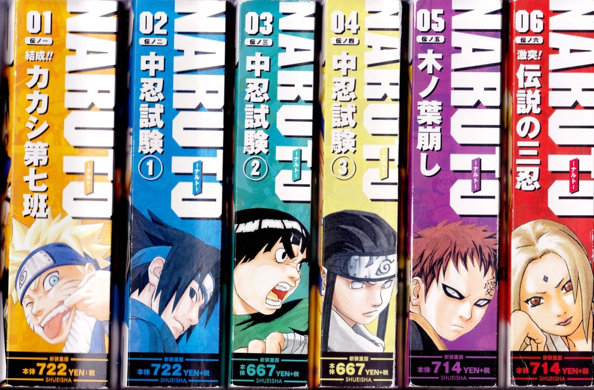 漫画 NARUTO ナルト コンビニ版 廉価版 岸本斉史 全巻セット 全24巻 初版