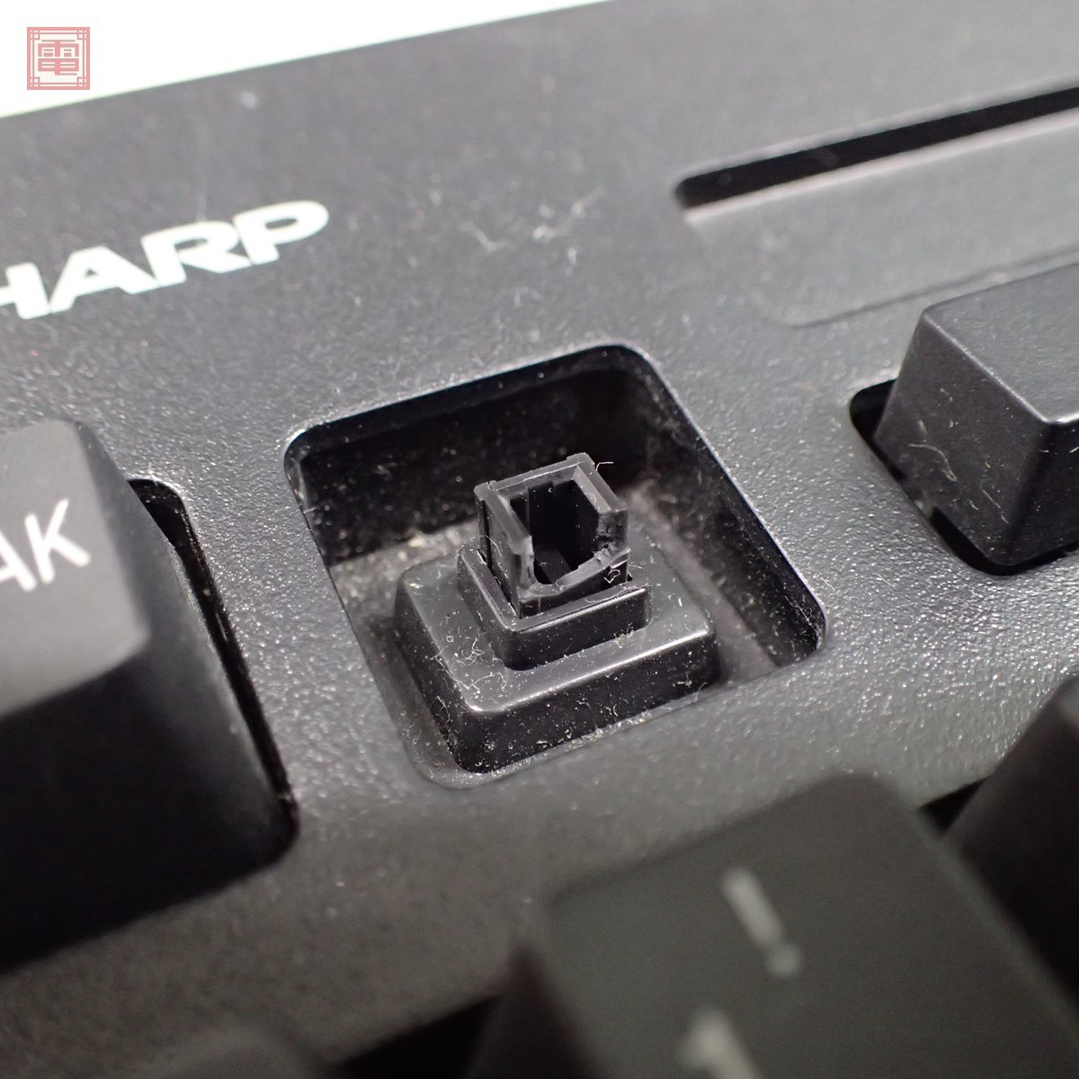 X68000用 SHARP 純正キーボード ブラック DSETK0022CE02 シャープ