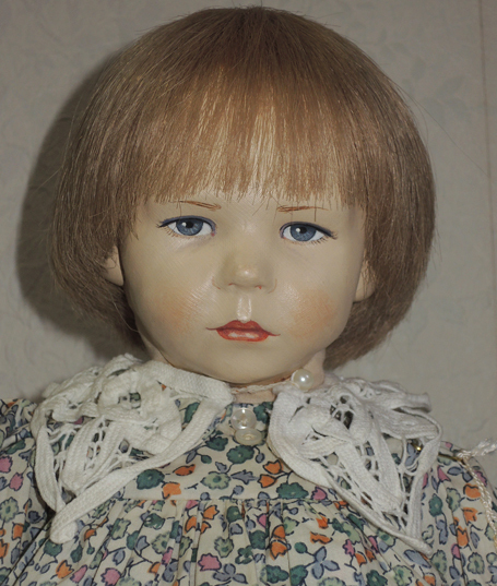 フランクリンミント アンティーク ビスクドール スタンド付 ドール