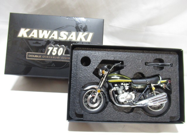 1円～ 1/12 カワサキ KAWASAKI ZII 750バイク ミニカー マイルストーン
